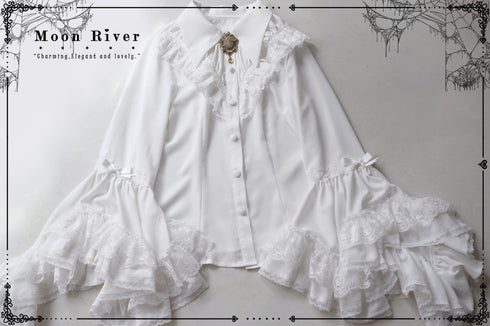 Moon  River  ムーンライトナイトスパイダー イレギュラースリーブシャツ